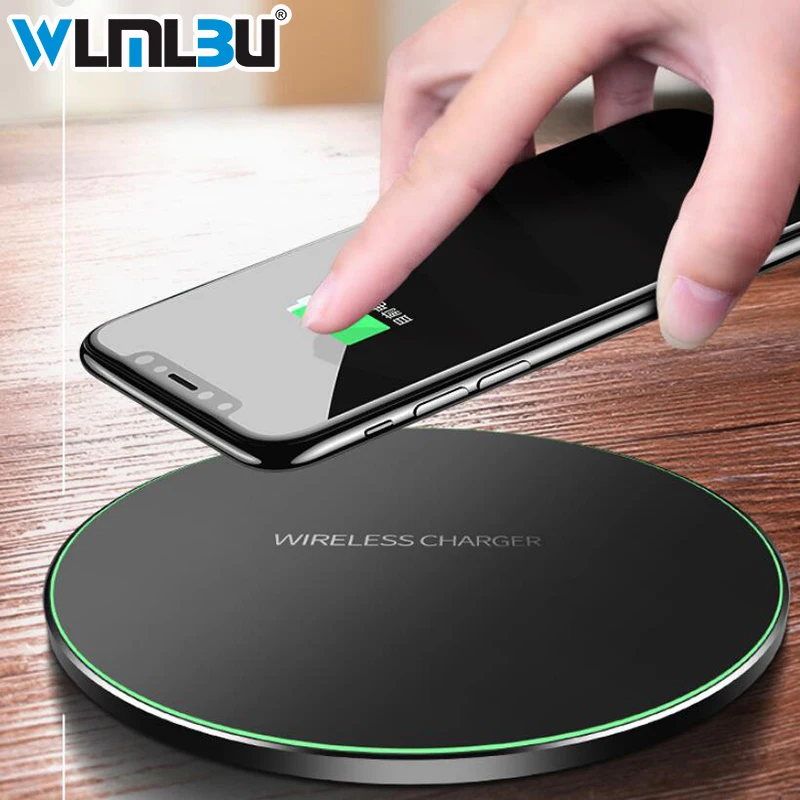 

WLMLBU 10W Qi Wireless Charger for iPhone X/8 Visible Fast Wireless Charging pad for Samsung S9/S9+ S8 Note 9 9+ 8 Xiaomi Huawei