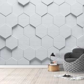 

Modern Abstract 3D Stereo Geometry Mural Wallpaper Living Room TV Sofa Bedroom Backdrop Wall Painting Simple Home Decor Frescoes