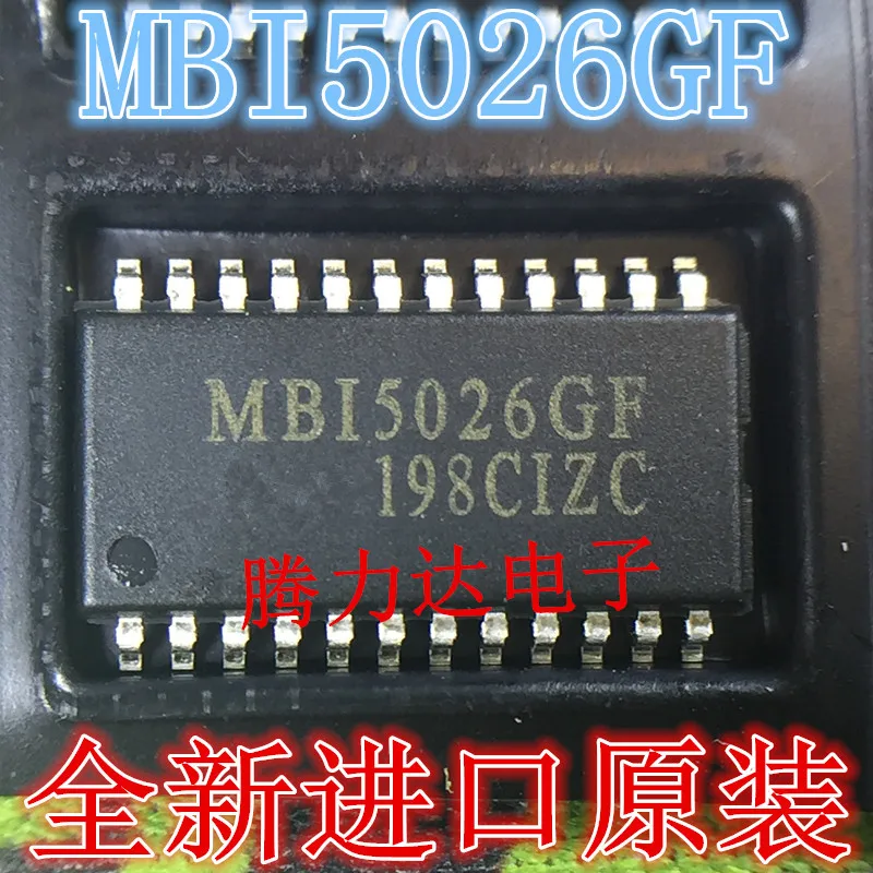 

10pcs/lot MBI5026GF MBI5026 SOP SMD LED constant current driver p accumulation new original In Stock