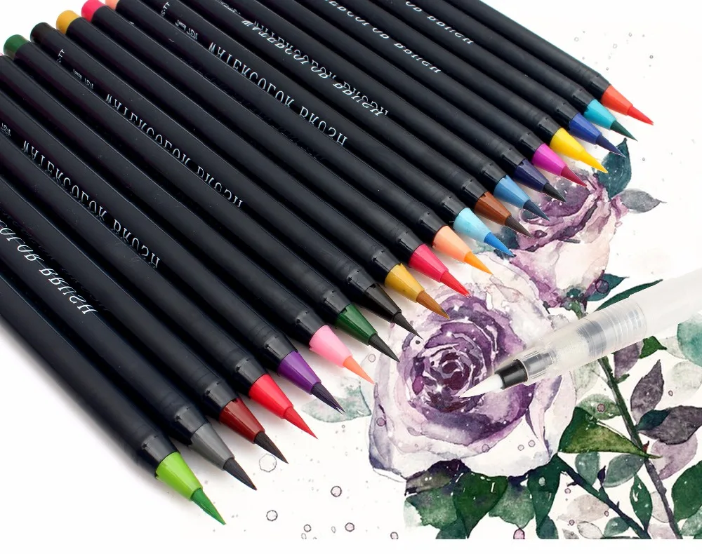 20pcs watercolor brush pen1