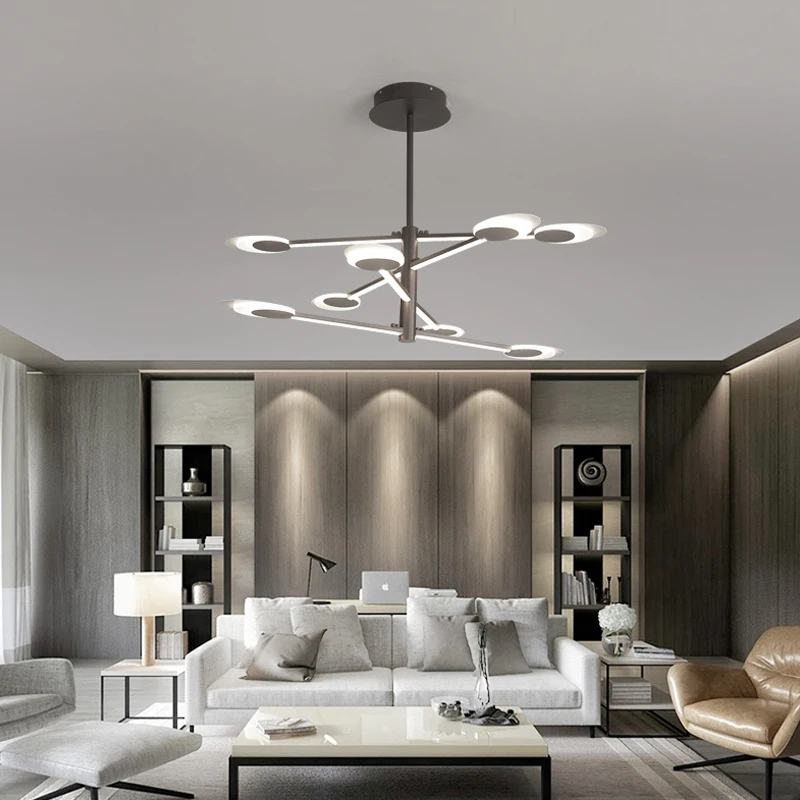 

New Modern LED Ceiling Light Brown Ceiling Lamp for living room bedroom Aluminum cocina accesorio lampara techo plafonnier led