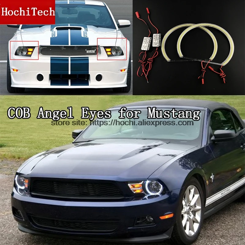 

High Quality COB Led Light White Halo Cob Led Angel Eyes Ring Error Free for ford mustang 2010 2011 2012
