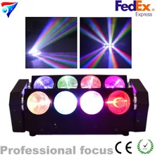 8*10 w CREE светодиодный полный Цвет Паук свет, восемь глаза луч света, эффект света бар