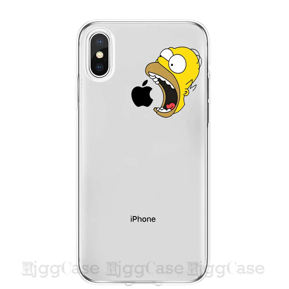 Homer J. Simpson Phone Чехол для iPhone 5 5S SE 6 6s 7 8 PLUS X XR XS MAX Милый Забавный модный мультяшный силиконовый чехол для телефона s - Цвет: F3789