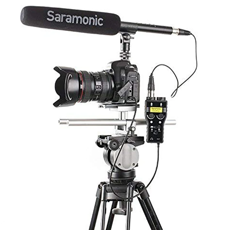 Saramonic Smartrig+ Xlr/3,5 мм микрофон аудио микшер предусилитель и гитарный интерфейс для Dslr камеры Iphone 7 7S 6 Ipod Xiaom