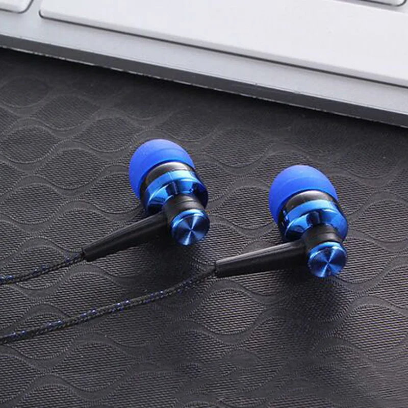 

Wired Subwoofer Earphone Braided Rope In-ear Earbuds Noise Isolating Earphone for Phones MP3 MP4 JFlyer