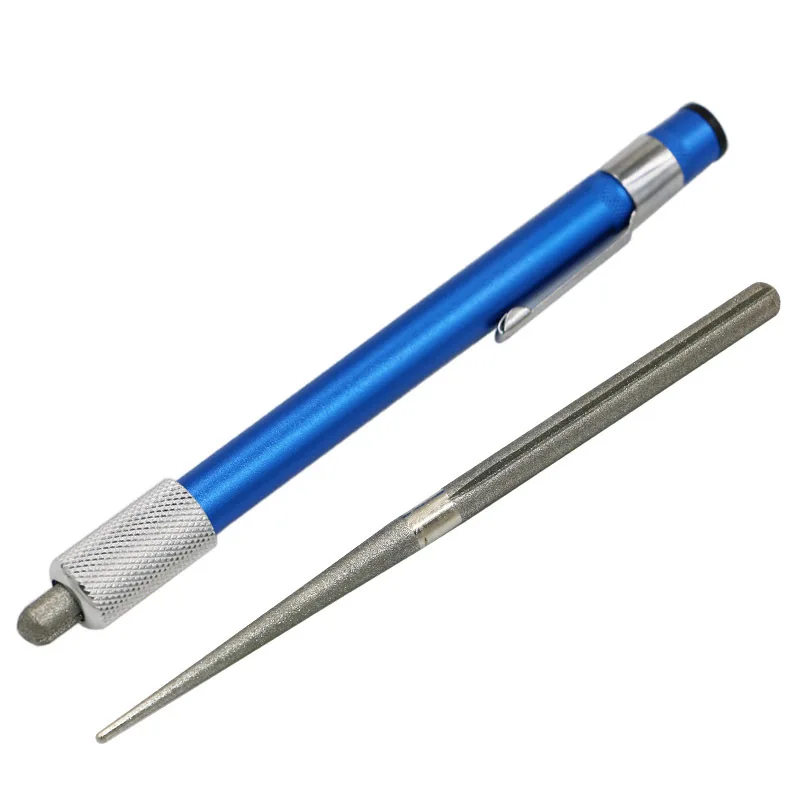 Мини-многофункциональный удобной точилка ручка точильный камень открытый крючок шлифовальные устройства