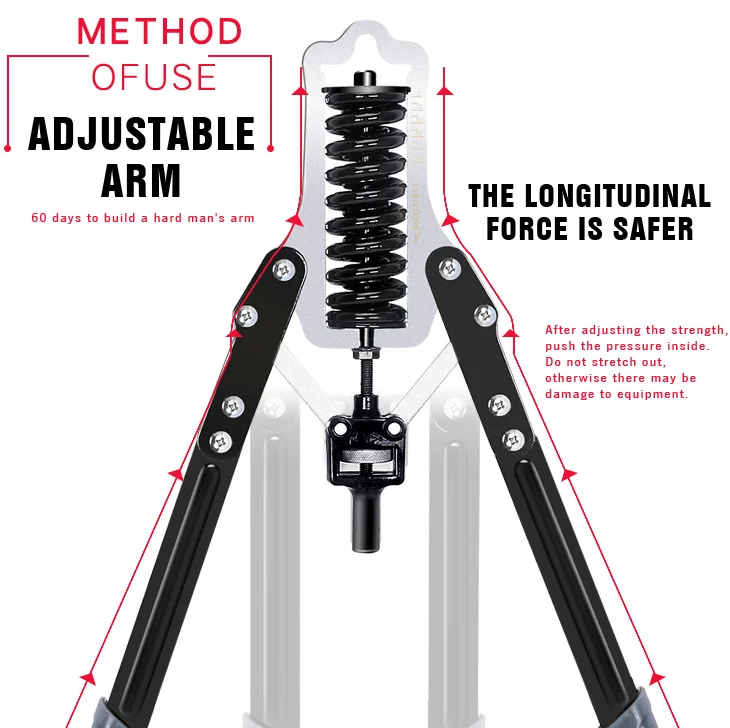 Сила Руки грудь расширитель/60 кг/оборудование для домашнего фитнеса стержень для тренировки рук Регулируемая скорость руки грудь рука мышечная тренировка