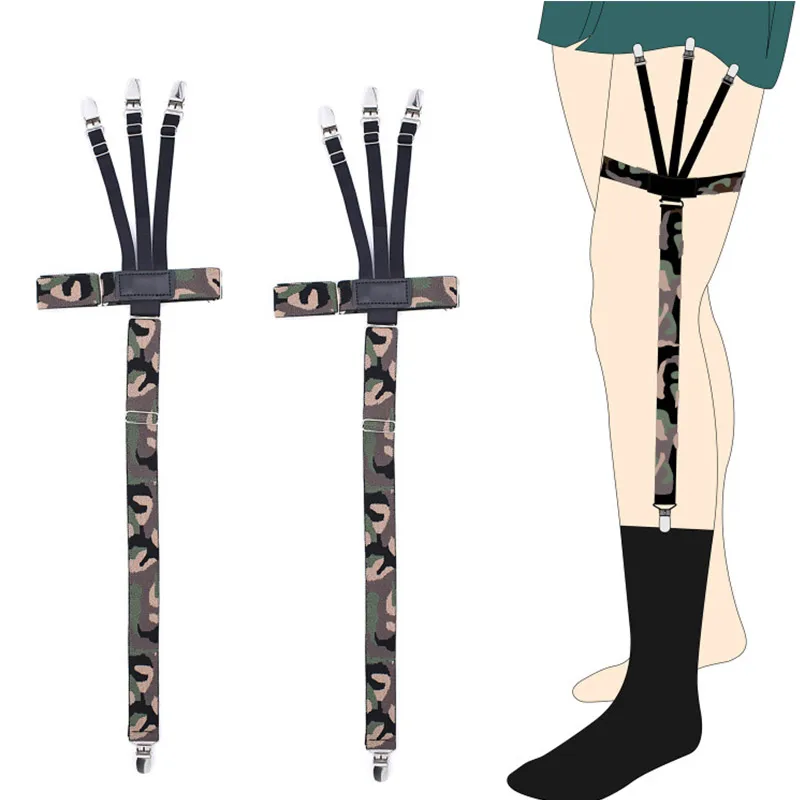 Camouflage Shirt Stays for Men Military Police Trident Uniform Shirt