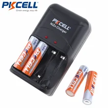 1 шт. PKCELL 8186 Ni-Zn AA/AAA зарядное устройство+ 4 шт./карта 1,6 в батареи AA mwh Ni-Zn аккумуляторная батарея