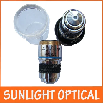 

40x L=185 School Lab Eductional Student Use Biological Spring Objective Lens 160/0.17 thread mouning size 20.14mm