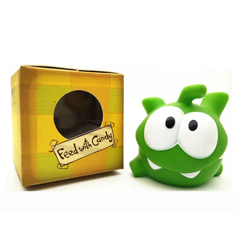 1 kikker виниловая Резина android spel pop snijkraad om nom candy verslindende monster speelgoed figuur baby bb geluid speelgoed - Цвет: 6