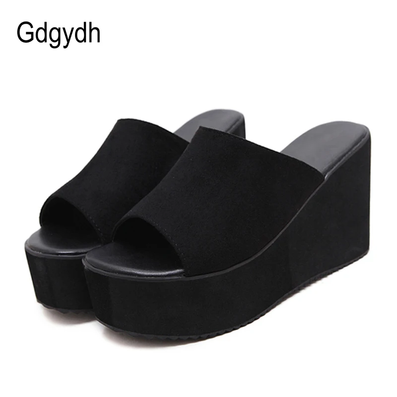 Gdgydh Summer Slip On Women Wedges Sandals Platform High Heels...