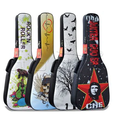 Waterproof 16mm Thicken 40 41 Electric Folk Flattop Acoustic Guitar Bag Case Backpack Guitarra Bass Accessories Carry Gig