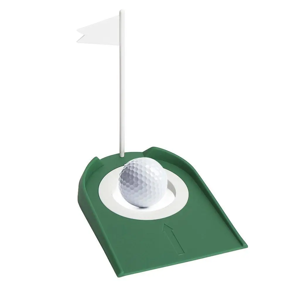 Подкладка для гольфа лунка для гольфа подкладка для гольфа зеленый регулирования чашки отверстие с флагом Крытый Практика учебных пособия