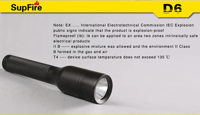 explosion-proof flashlight