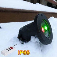 New US plug Red Green Xmas Decoration Holiday Light Star Projector IP65 Waterproof Landscape with remote Control