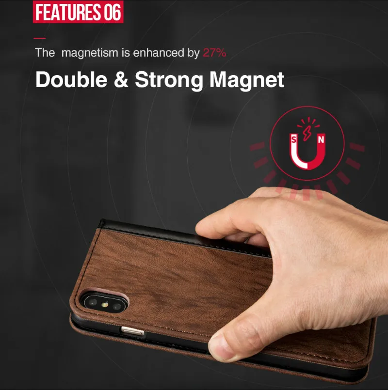 For iPhone X Case Luxury Fundas For iPhone XS X Copy PU Leather Cases For Apple 8 8plus 7 7plus 5.5 inch Coque Skin DropShipping (22)