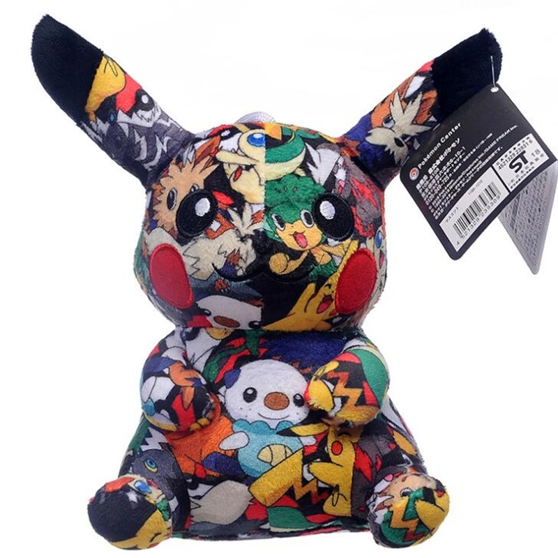 

50PC/lot 20cm Print Pikachu Stuffed Plush Toys for Children Gifts,Wedding Gift,Promotional Products,Claw Machine doll