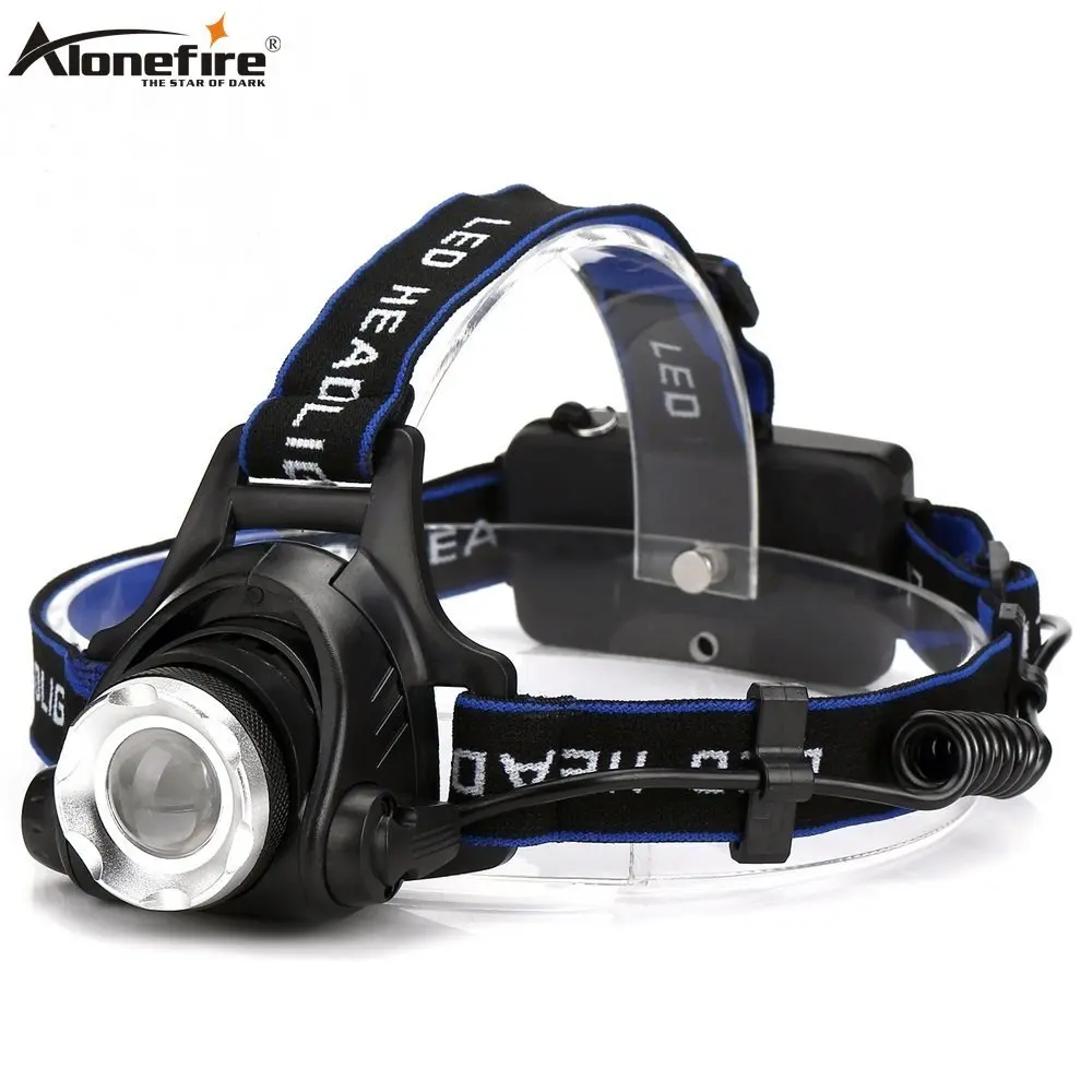 Налобный фонарь AloneFire HP79 CREE светодиодный 18650 лм|headlamp cree|alonefire hp79zoom headlight |