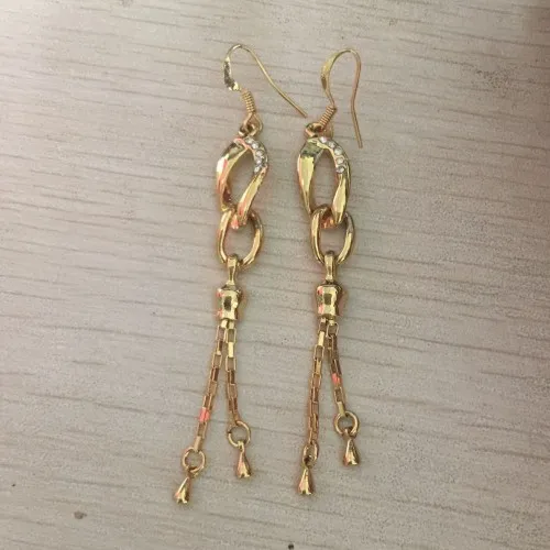 

Fashion Jewelry dubai gold color wedding bridal drop Earrings Women Ears Jewelry