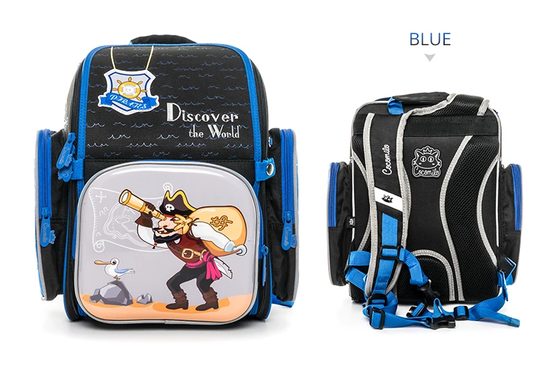 Cocomilo детский школьный рюкзак для мальчиков с мультяшным рисунком, школьная сумка, ортопедические рюкзаки, Mochila Infantil, большой для 1-3 класса