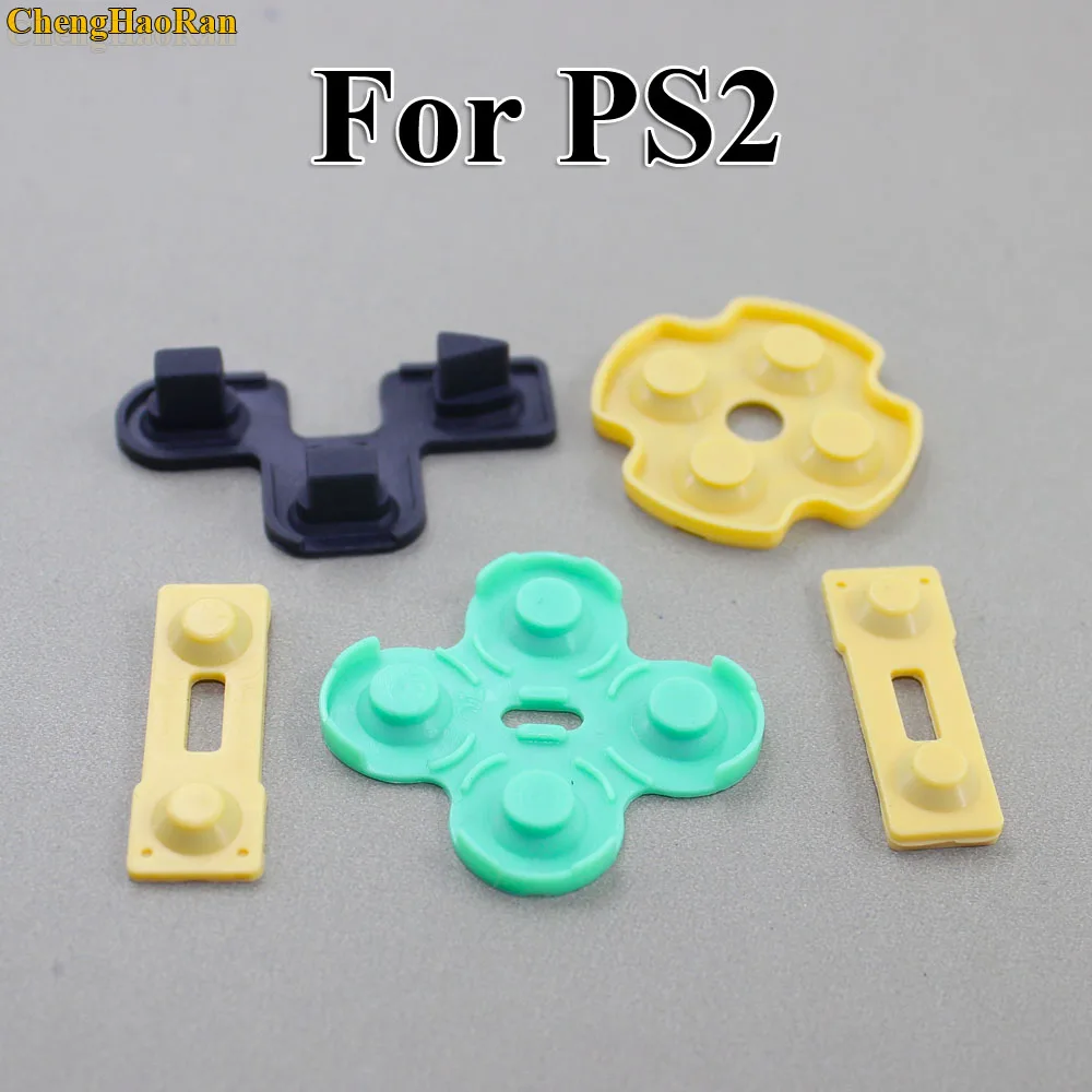 

1000pcs by DHL Replacement Silicone Rubber Conductive Pads R2 L2 buttons Touches For Playstation 2 Controller PS2 Repair Parts