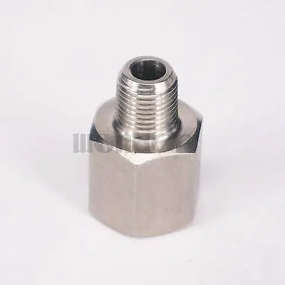 1/4 "BSPP Женский до 1/8" BSPT мужской 304 нержавеющая сталь трубы фитинг разъем 357 PSI