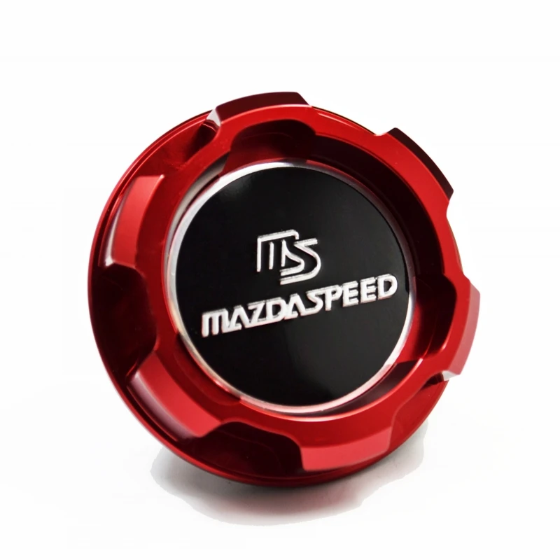 Крышка моторного масла, маздаспеед, эмблема Красного алюминия для MAZDA RX7 RX8 323 FAMILIA BP 1.8L, защита FSDET MIATA MX5, MX-5, для стайлинга автомобилей