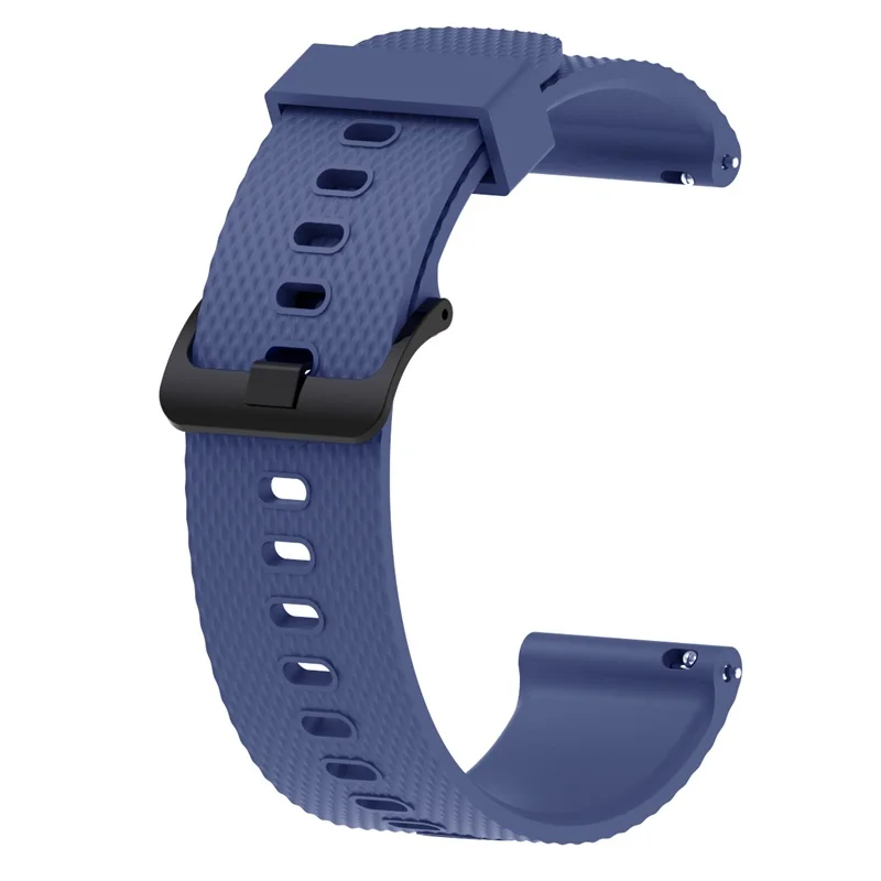 FIFATA 20 мм Цветной силиконовый ремешок для Garmin Vivoactive 3 сменные Аксессуары спортивный ремешок для часов Vivomove HR - Цвет: Dark blue