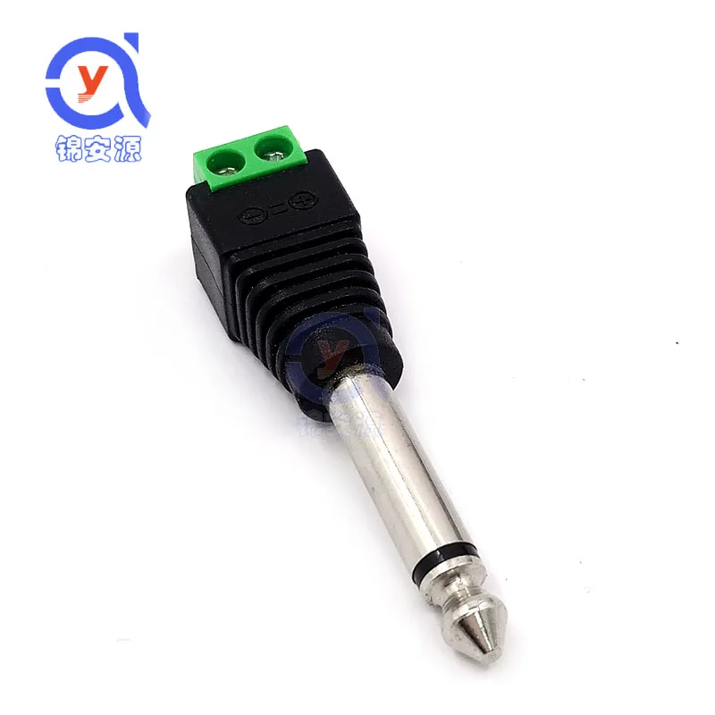 

1pcs Non-weldable single channel 6.35 audio microphone adapter