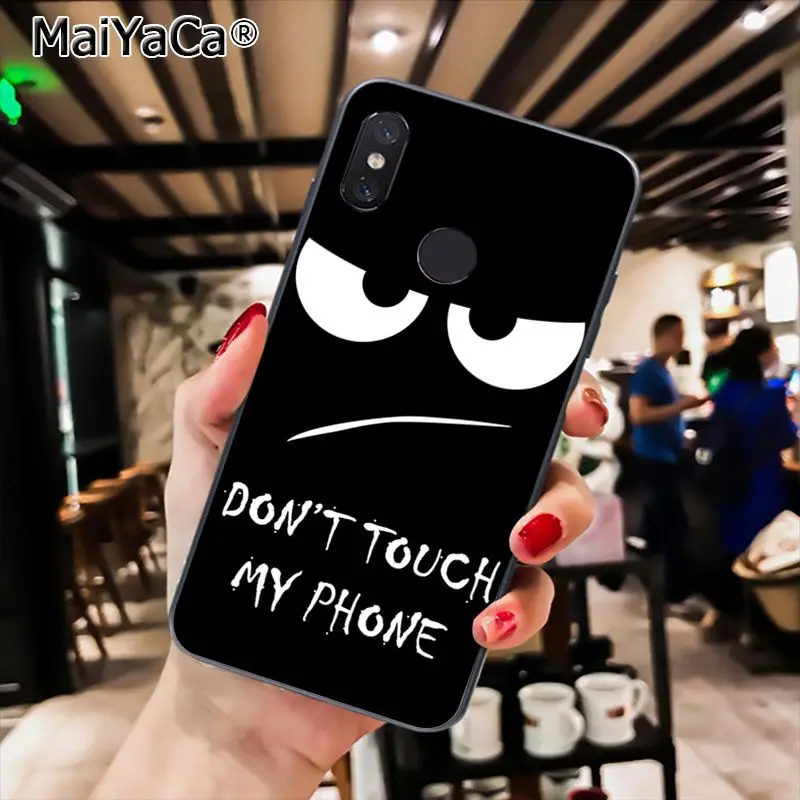 MaiYaCa не прикасайтесь к моему телефонному чехлу для Xiaomi Redmi8 4X 6A S2 7A 5A Redmi 5 5Plus Note5 7