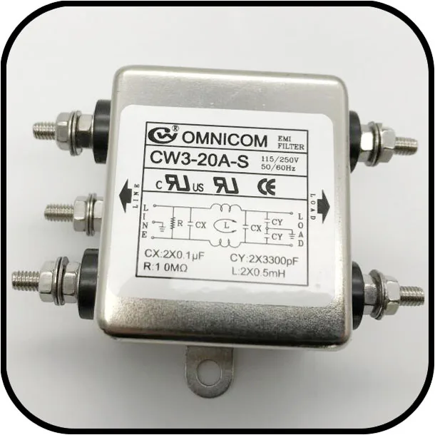 

Power filter 220V filter 10A20A AC CW3-20A-S DC