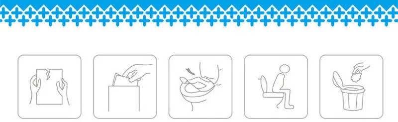 Mrosaa 5 шт./10 шт. портативный водонепроницаемый одноразовый коврик для унитаза Антибактериальный чехол для унитаза коврик для путешествий деловой поездки