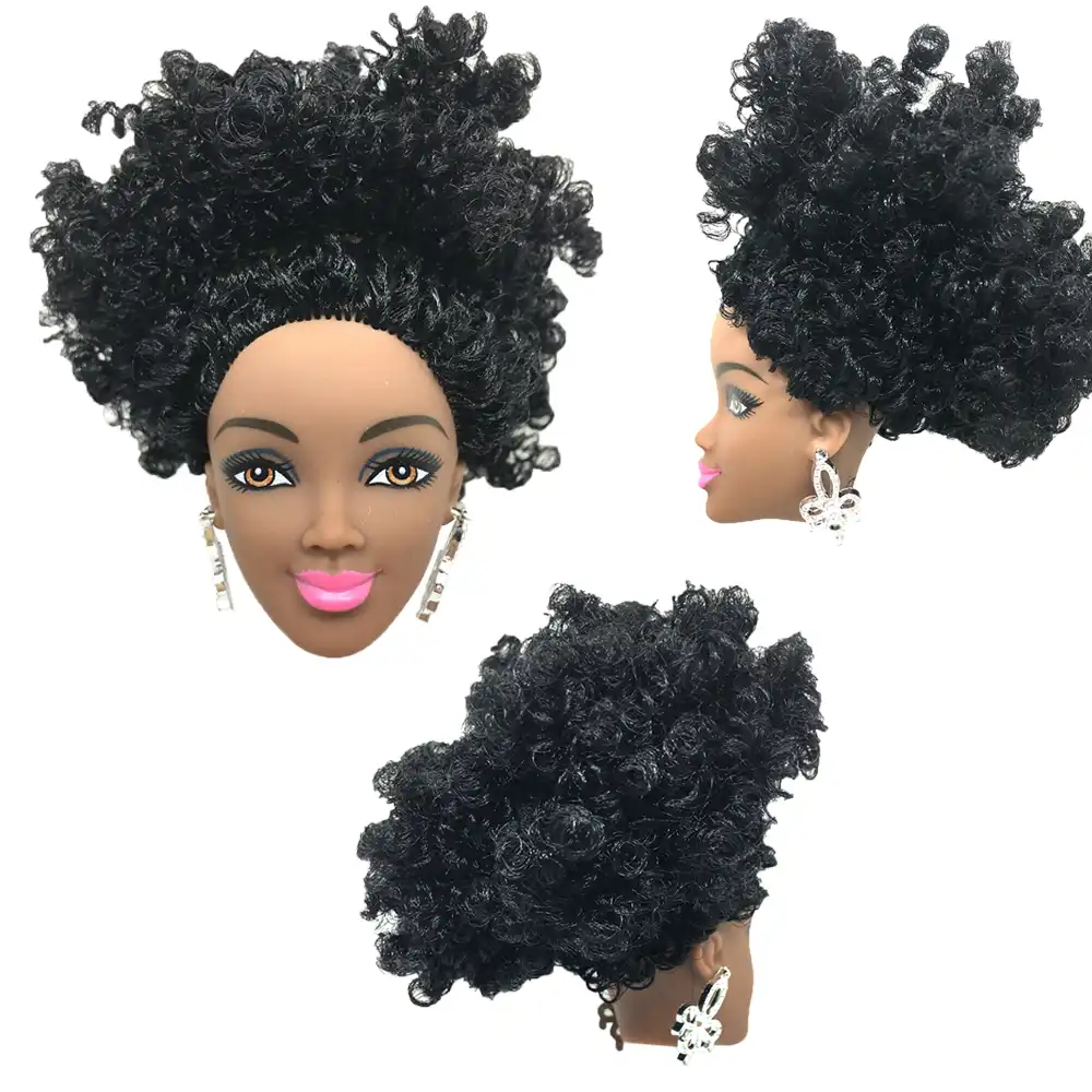 afro barbie head