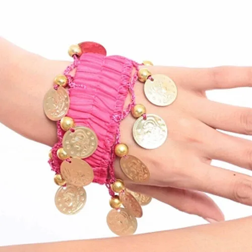 Детский индийский танцевальный костюм одежда кольцо для рук танец живота Украшения для танца живота танцевальный браслет huazhung кольцо для рук 9 цветов