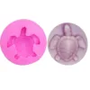 M1024 Sea turtle Shape Silicone Mold Cake Fondant Paste DIY Tortoise Silicone Decorating Mould Chocolate Gum Paste Soap molds ► Photo 1/6