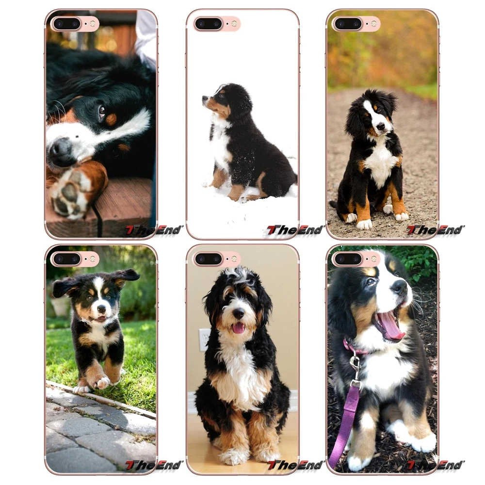

For iPhone X 4 4S 5 5S 5C SE 6 6S 7 8 Plus Samsung Galaxy J1 J3 J5 J7 A3 A5 2016 2017 Berner Sennen Dog Bernese Mountain Case