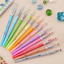 12 шт./партия, нейтральная цветная ручка для начинающего художника, цветная ручка, Южная Корея,, милая разноцветная Ручка для воды