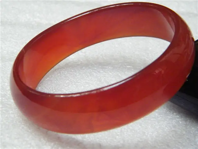 

Hot 100% natural red agate jade Increase big size bracelets arm 75.5 MM a 5.19