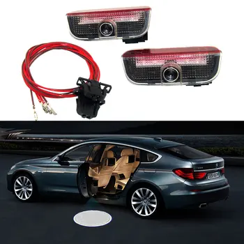 

2pc Car LED Door Warning Light welcome Logo Projector For V W Passat B6 B7 CC Golf 6 7 MK5 MK6 Tiguan