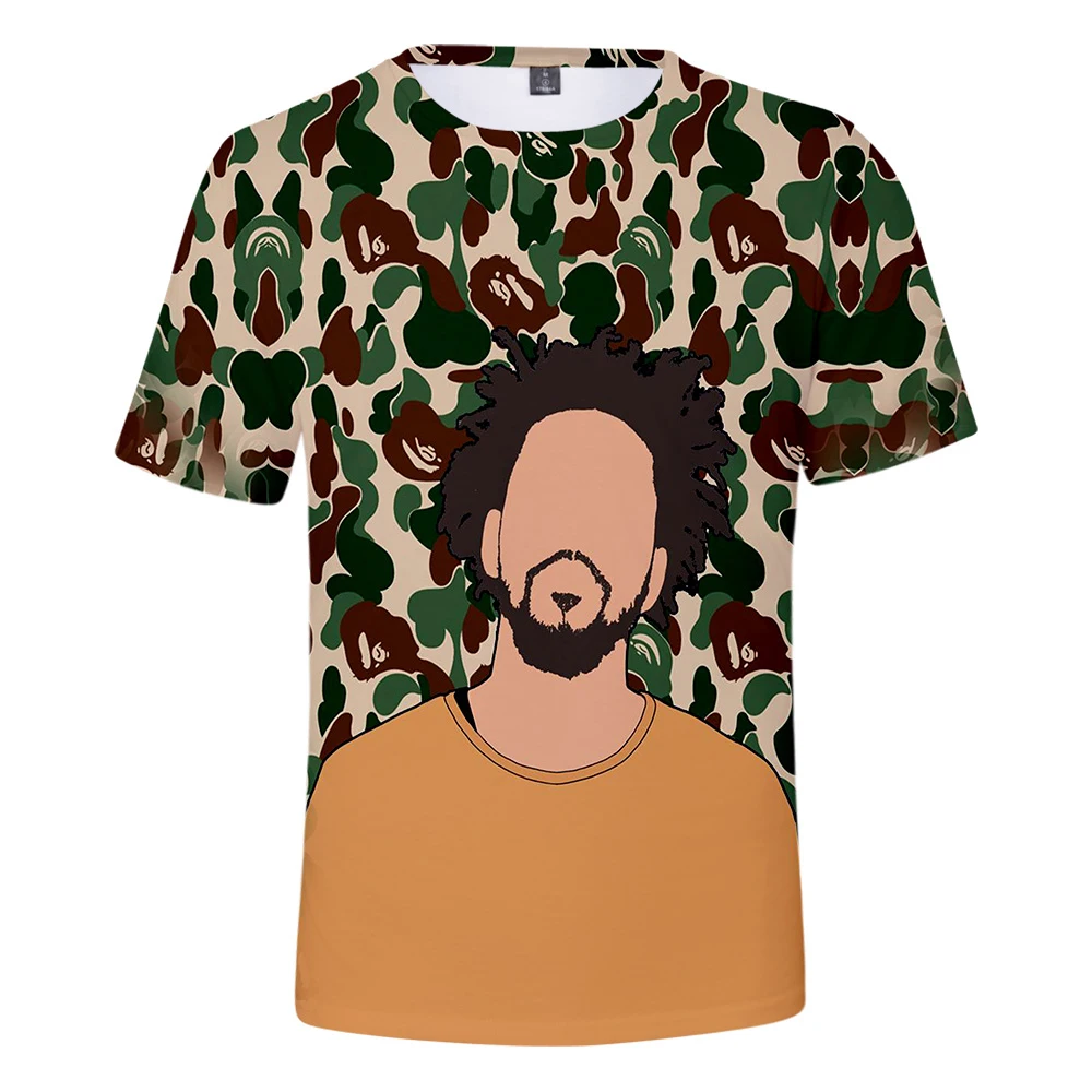 2019 J. Футболка Cole album для мужчин/женщин на лето/весну Harajuku футболка толстовки 3D |