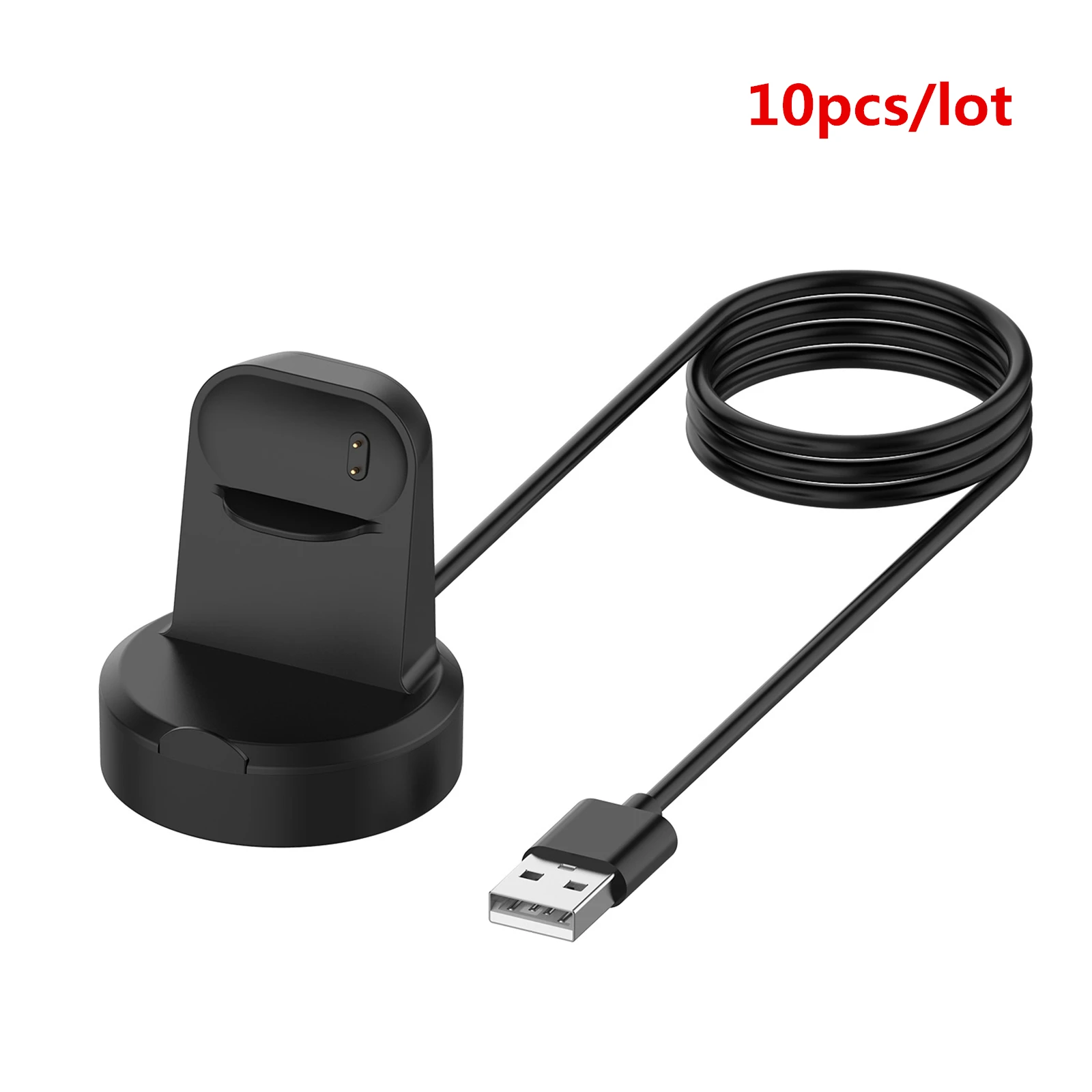 Doca de Carregamento para Fitbit Pulseira de Relógio Base de Carregamento Cabo para Fitbit Inspirar Lote Magnetic 100 Centímetros Doca hr 10 Pçs –