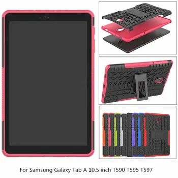 

For Samsung Tab A 10.5 T590 T595 T597 Case Kids Shockproof Hybrid Silicone Protective Cover Tab A T590 T597 Tablet case + pen