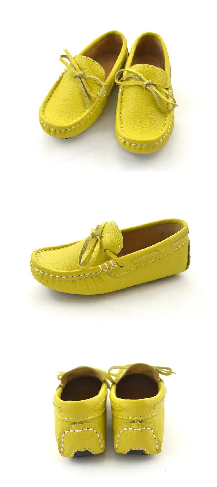 Новые туфли из натуральной кожи детей Туфли без каблуков дышащие повседневные Лоферы детская обувь Дети кожа обувь для мальчиков обувь для девочек студент 02
