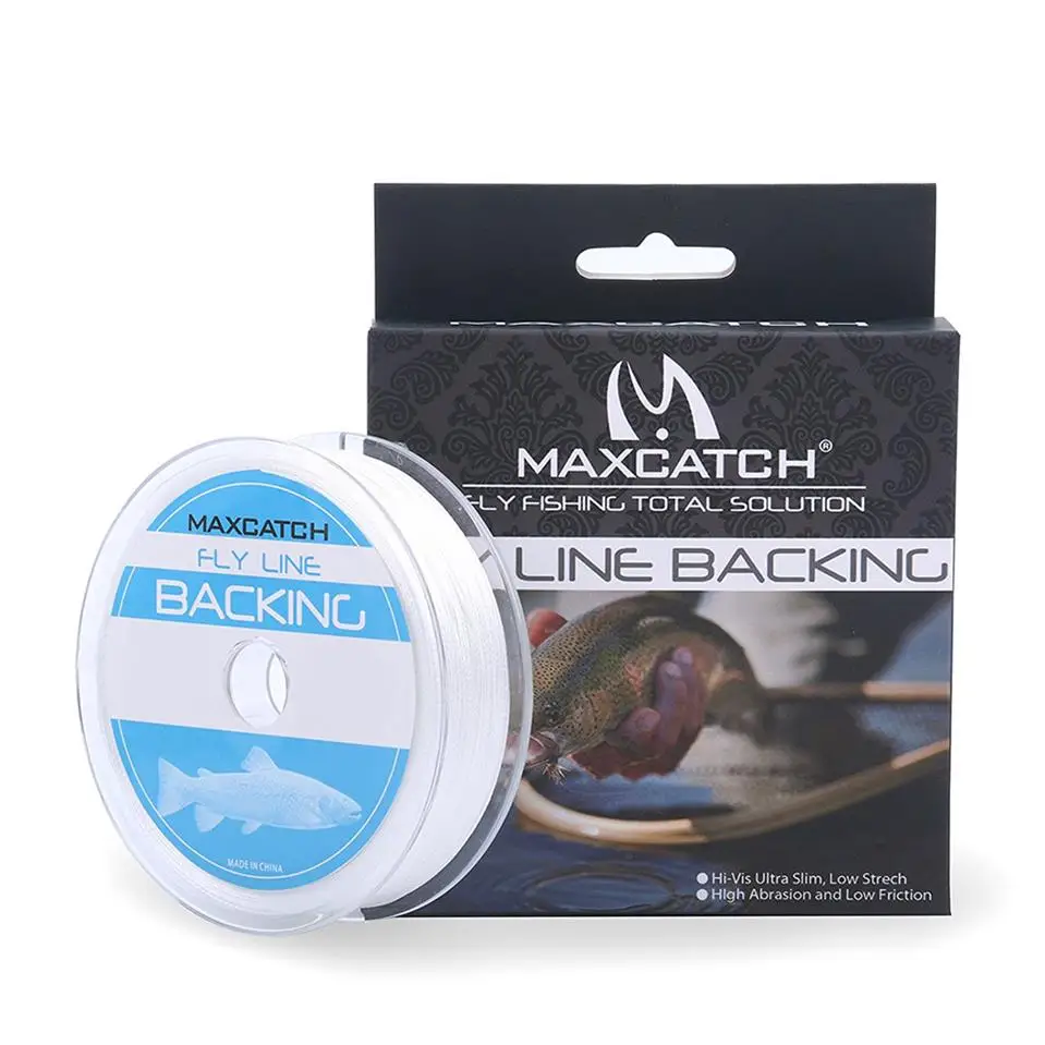 Maximumcatch 50/100/300 двор 30LB Плетеный бэк-Fly Line для ловли нахлыстом - Цвет: White