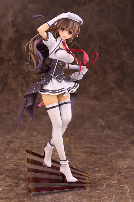 Misaki Kurehito Japan Anime Action Figure CHUNITHM Mishima Haruna 26cm PVC Sexy Girl  (2)