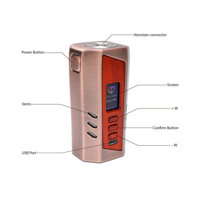 ThinkVape Ranger75C Box Mod-1