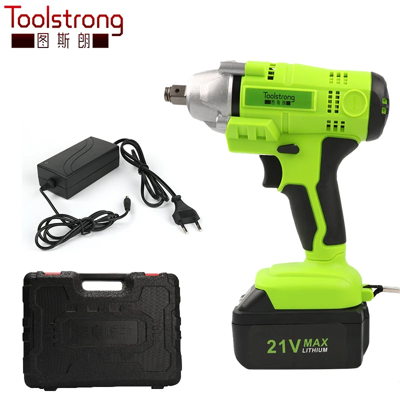 

Toolstrong Rechargeable 21V Lithium Battery Max 320 N.m Cordless professional Power tools Electric Impact Wrench Drill IW01