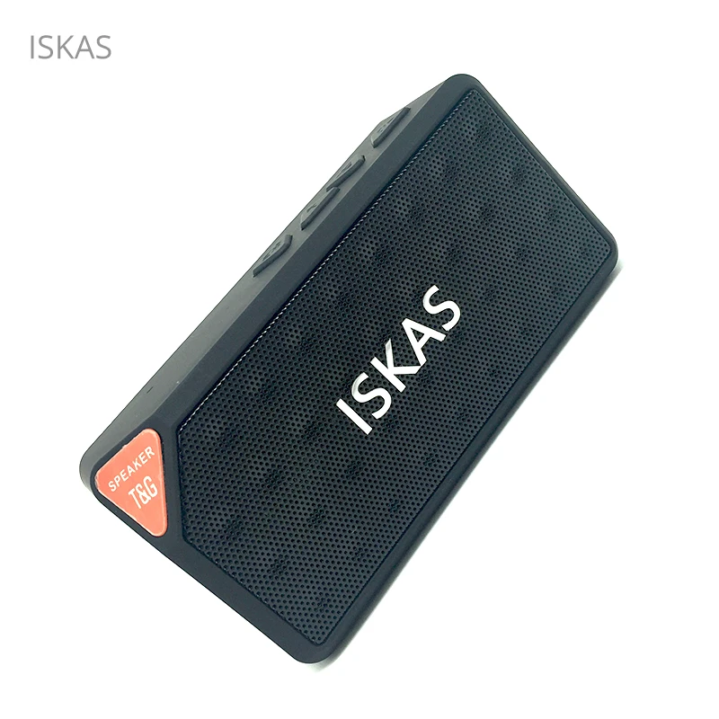 

ISKAS Mini Bluetooth Speaker Loudspeaker FM Radio Flash Disk TF Card AUX Wireless Plastic Sealed Surround USB Speakers Portable
